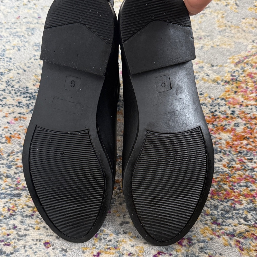 Sugar Black Ankle Rain Boots with Buckle - Picture 6 of 6